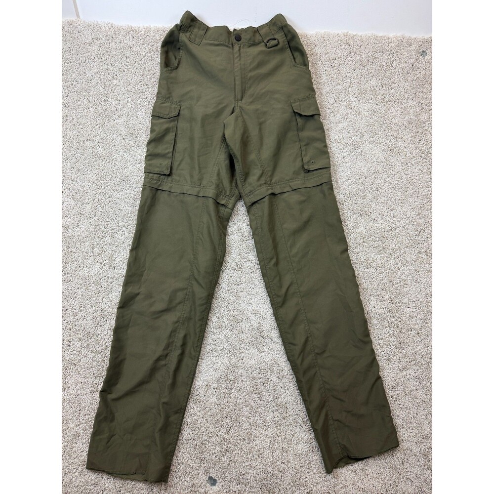 Boy Scouts of America BSA Switchbacks Cargo Convertible Pants XS Olive Green